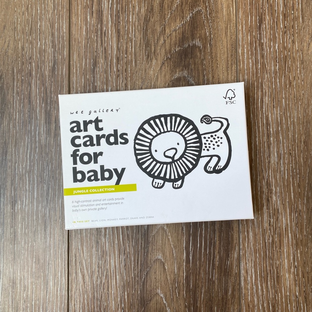 Wee Gallery baby art cards